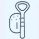 Pictogram tongreiniger